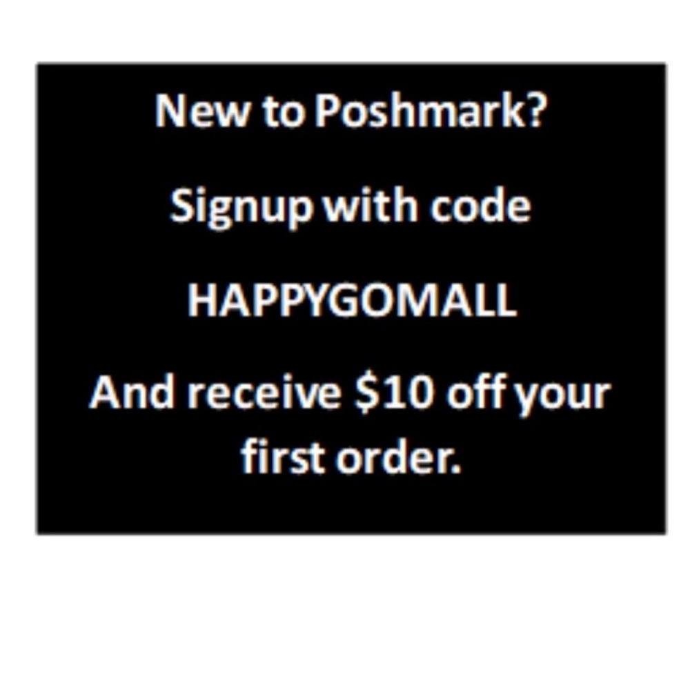 $10 coupon off first order with Poshmark